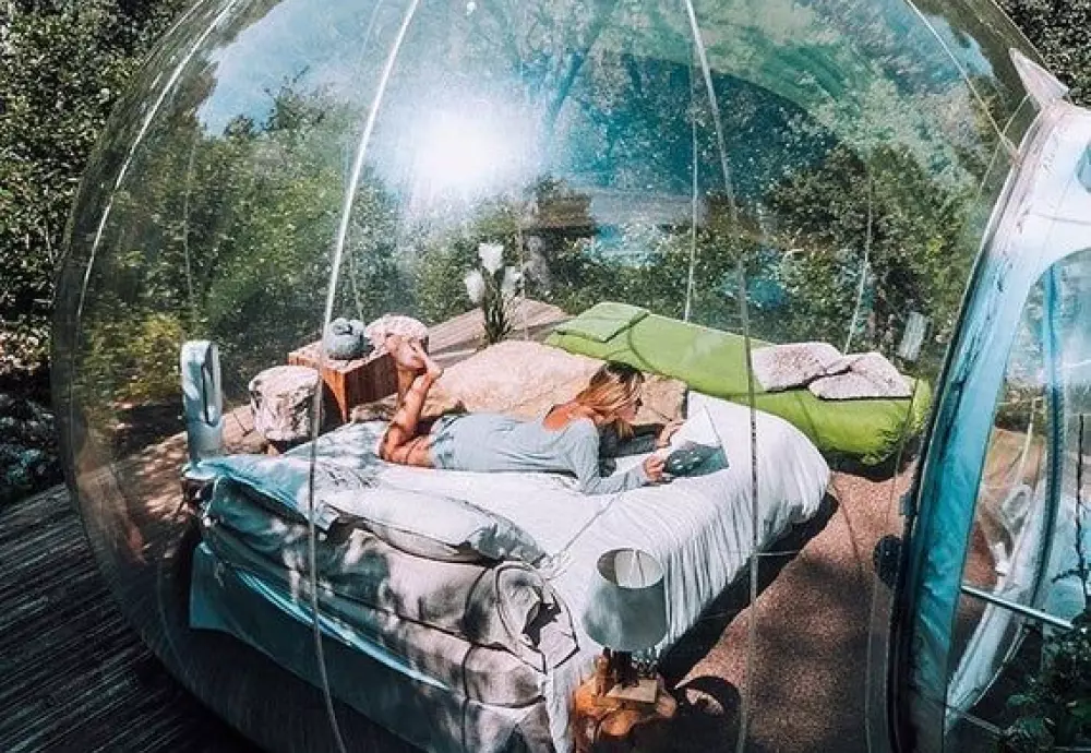 winter bubble tent