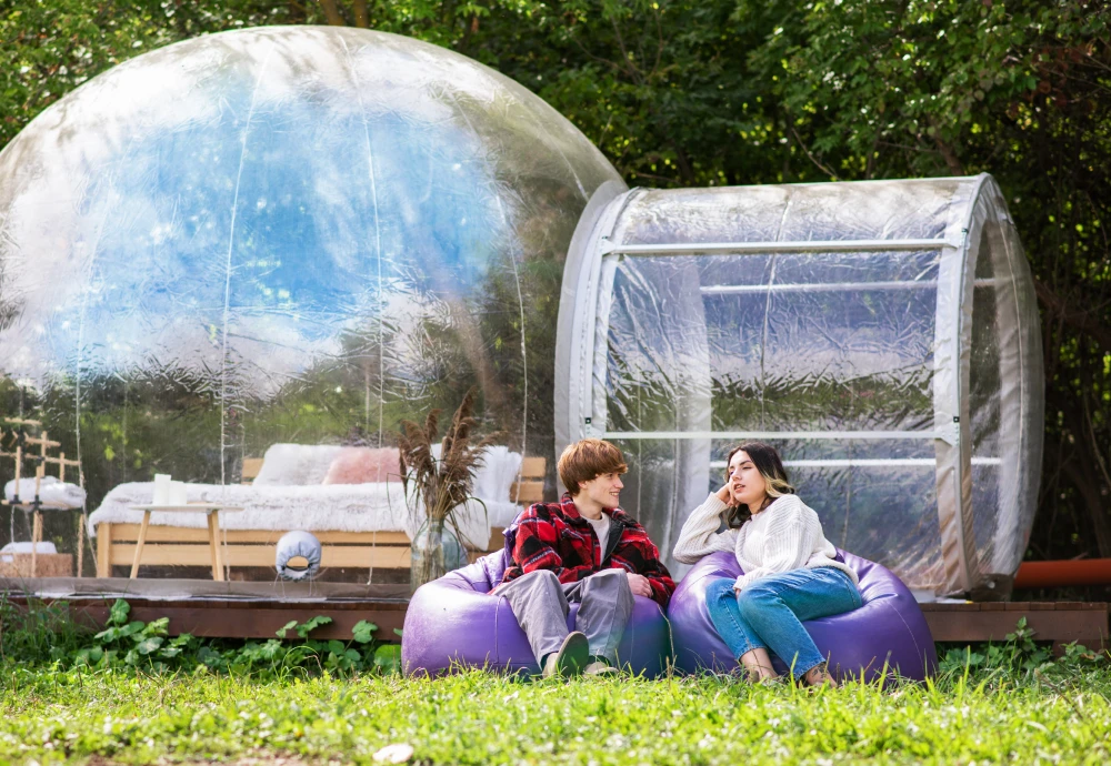 bubble tent picnic