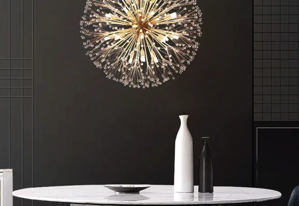 crystal ball chandelier lighting fixture