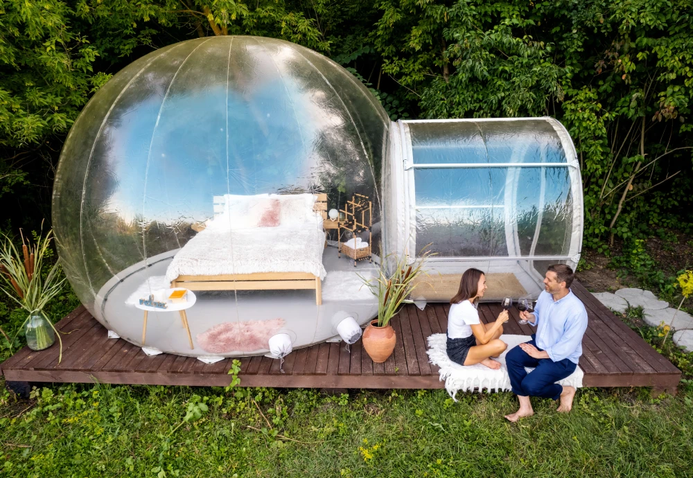 glamping bubble tent near me
