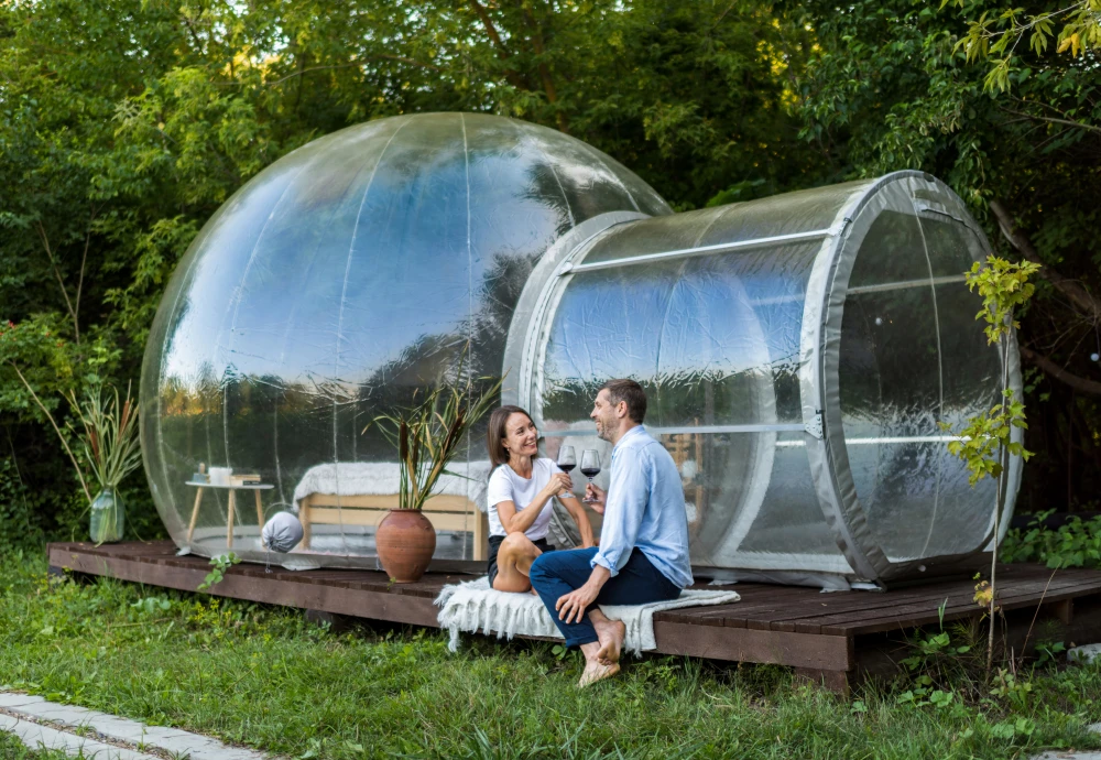 tunnel inflatable bubble tent
