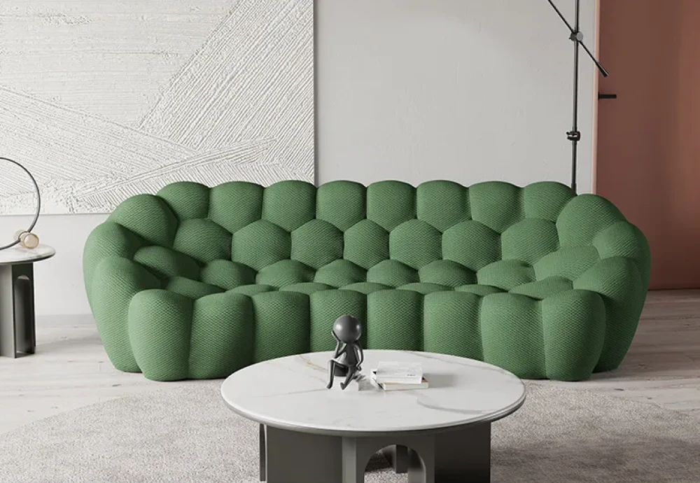 green bubble sofa