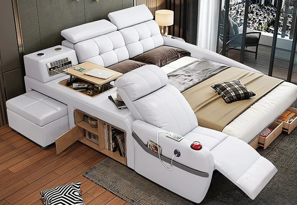 tech friendly multifunctional couch bed combo