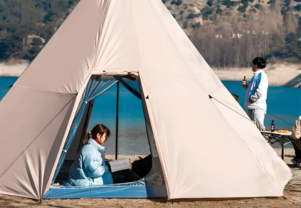 pyramid style tent