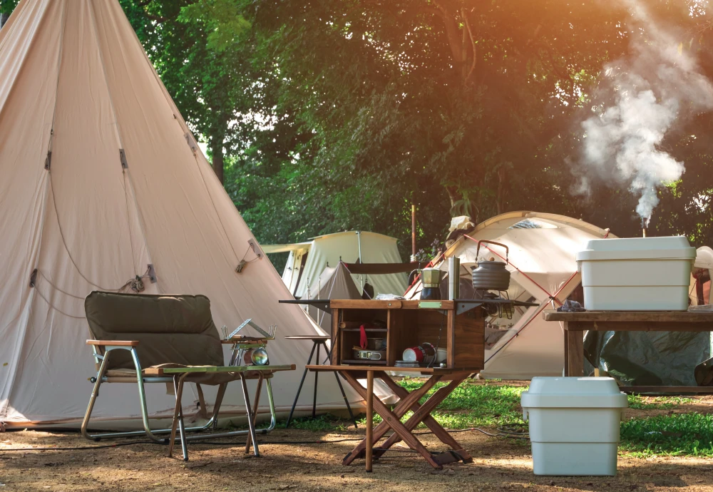 glamping in teepees