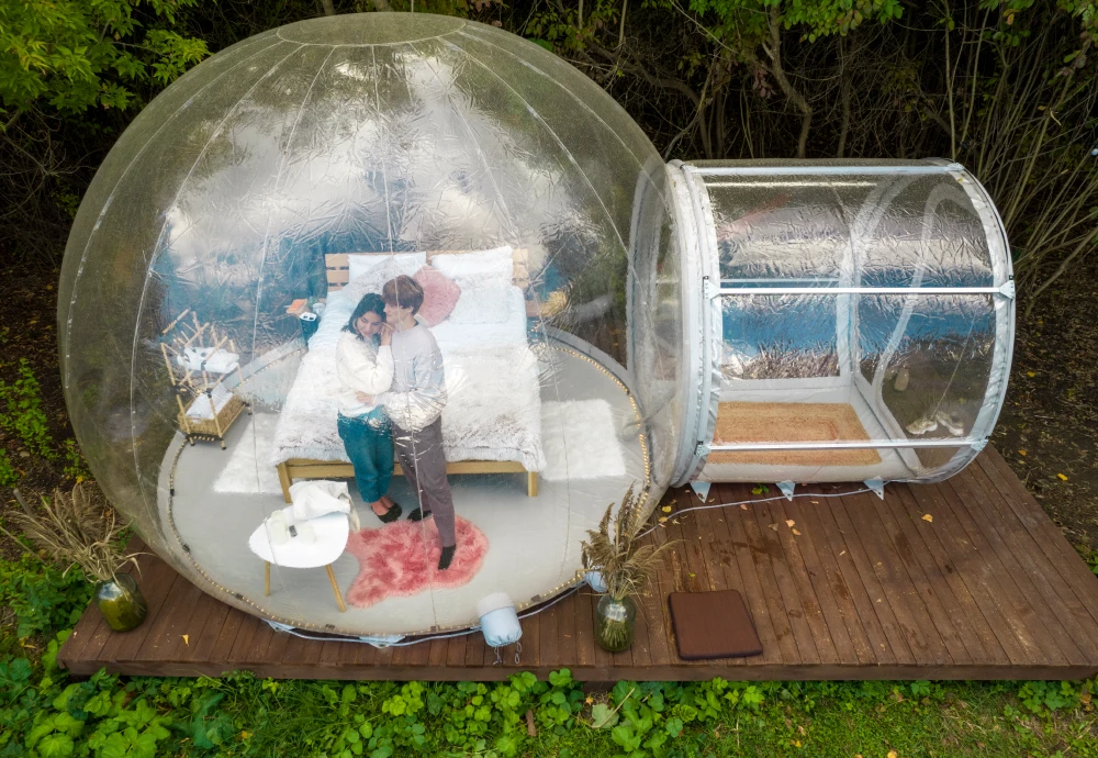 make your own bubble tent